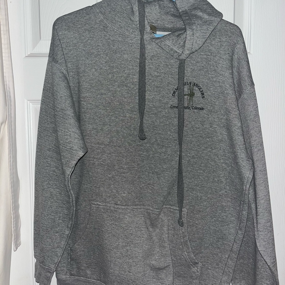Dragonfly Anglers Crested Butte, Co Hoodie Size M